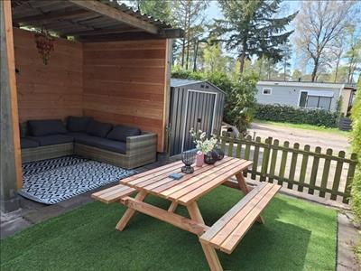 te huur stacaravan op camping op de Veluwe - dichtbij bos en natuur